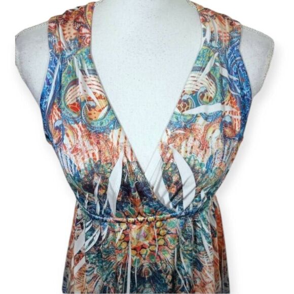 KIARA MULTICOLOR DRESS SZ.M EUC - Picture 2 of 5